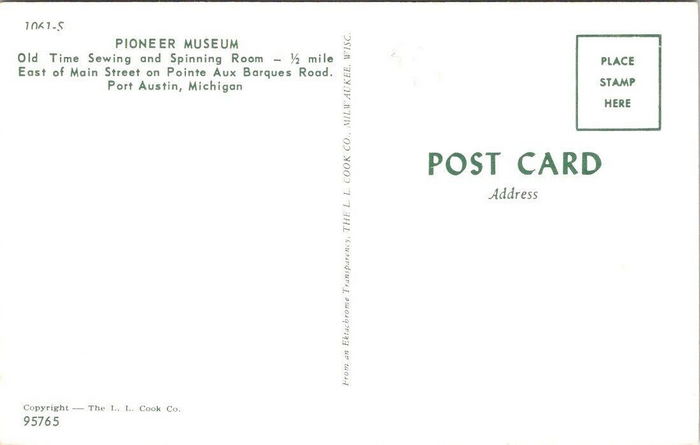 Pioneer Museum (Port Austin History Center) - Postcard And Promos (newer photo)